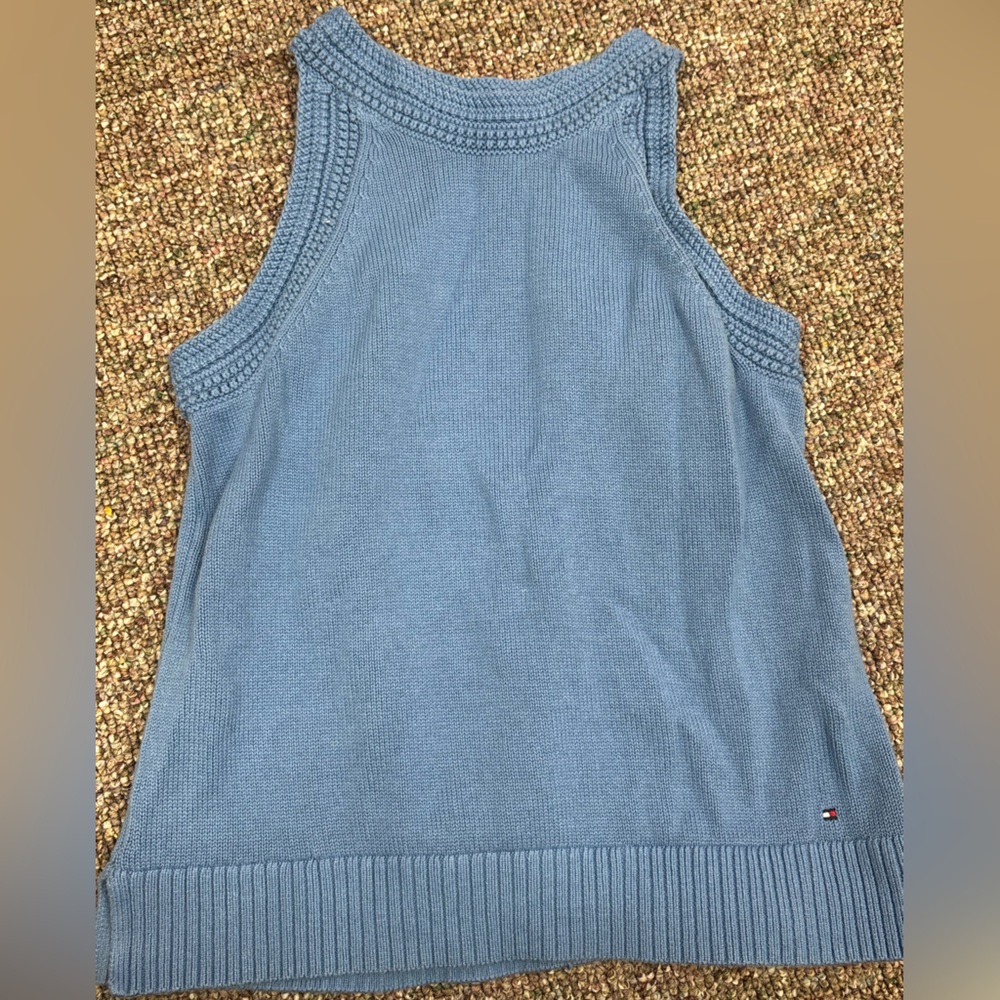 Tommy Hilfiger Light Blue Knit Top